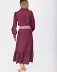Alex Dress 53" (Burgundy) - Dress - Yakira Bella