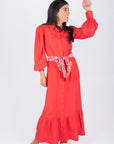 ALEX DRESS 53" (RED) - Dress - Yakira Bella