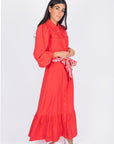 ALEX DRESS 53" (RED) - Dress - Yakira Bella