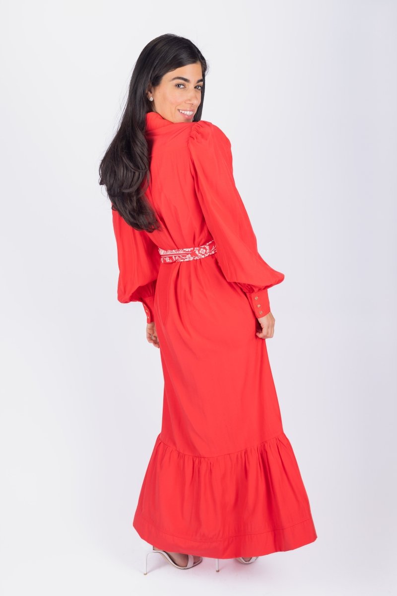 ALEX DRESS 53&quot; (RED) - Dress - Yakira Bella