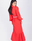 ALEX DRESS 53" (RED) - Dress - Yakira Bella