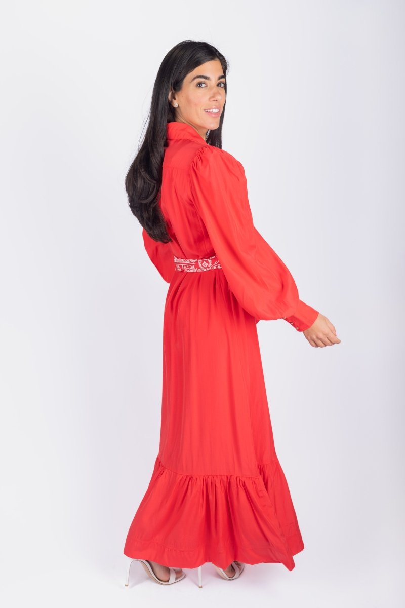 ALEX DRESS 53&quot; (RED) - Dress - Yakira Bella