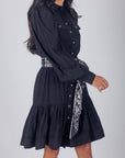 ALEX DRESS (BLACK) 37" - Dress - Yakira Bella