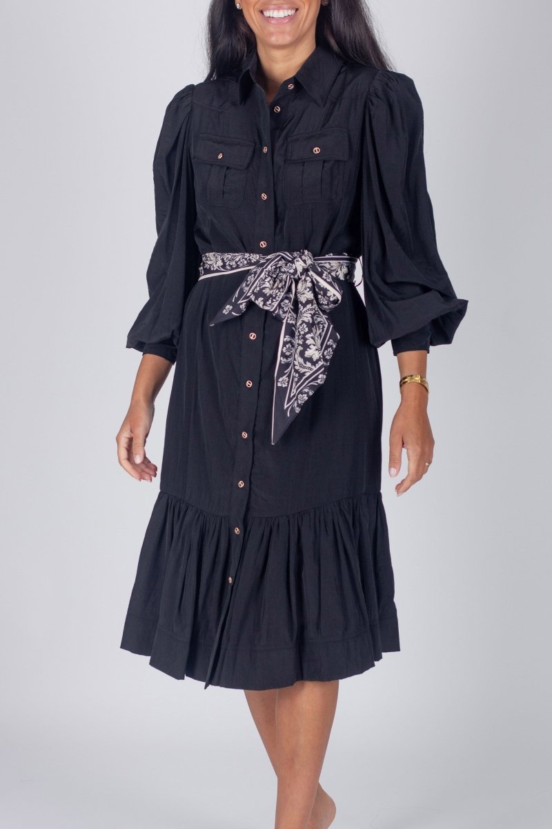 ALEX DRESS (BLACK) 41&quot; - Dress - Yakira Bella