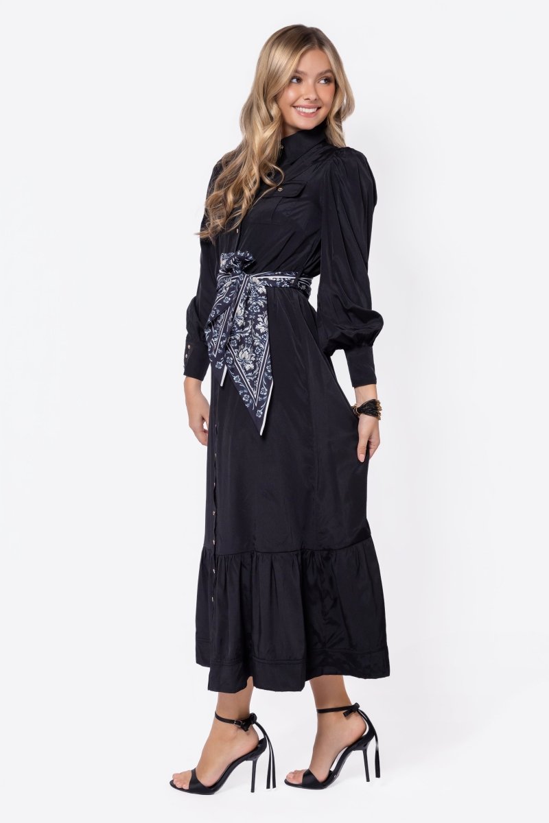 Alex Dress (Black) 53" - Dress - Yakira Bella