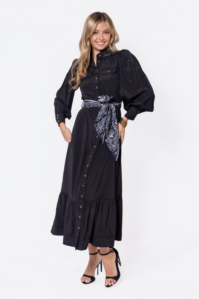 Alex Dress (Black) 53" - Dress - Yakira Bella