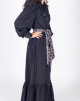 ALEX DRESS (BLACK) 53" - Dress - Yakira Bella