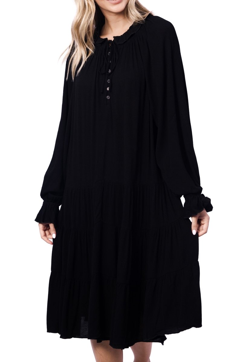 ALEXIS DRESS (Black) - Dress - Yakira Bella