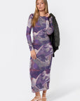 Alia Dress (Burgundy Multi) - Dress - Yakira Bella