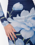 Alia Dress (Navy Ground) - Dress - Yakira Bella