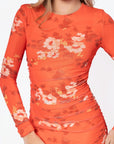 Alia Dress (Orange Flower) - Dress - Yakira Bella