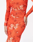Alia Dress (Orange Flower) - Dress - Yakira Bella