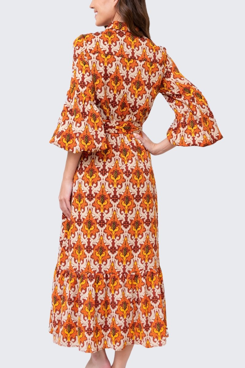 ALICE DRESS (BROWN/MULTICOLOR) - Dress - Yakira Bella