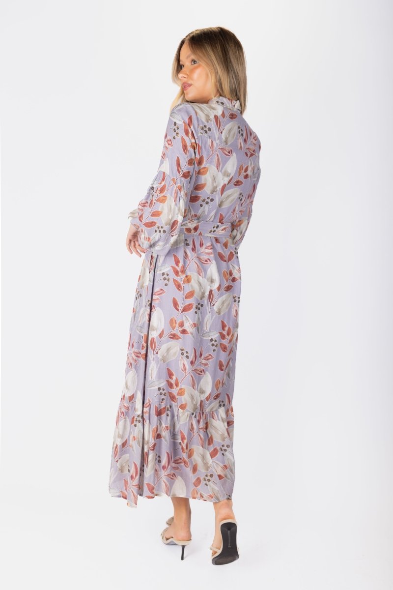 Alice Dress Long Sleeve 53&quot; (Light Purple) - Dress - Yakira Bella