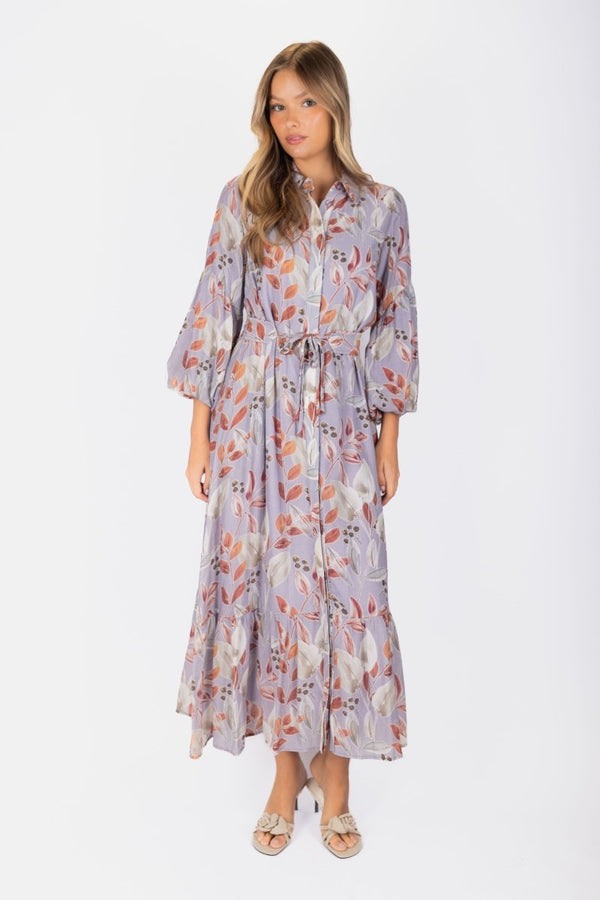 Alice Dress Long Sleeve 53" (Light Purple) - Dress - Yakira Bella
