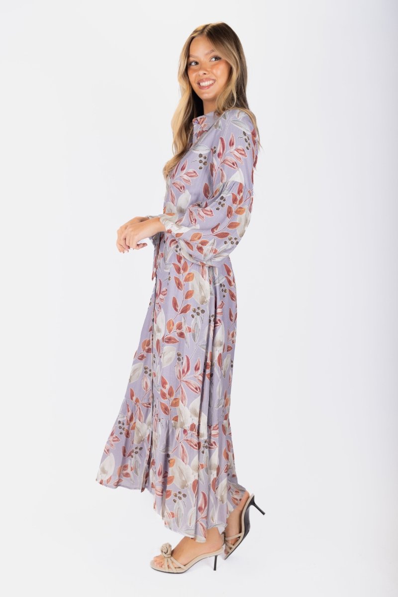 Alice Dress Long Sleeve 53&quot; (Light Purple) - Dress - Yakira Bella
