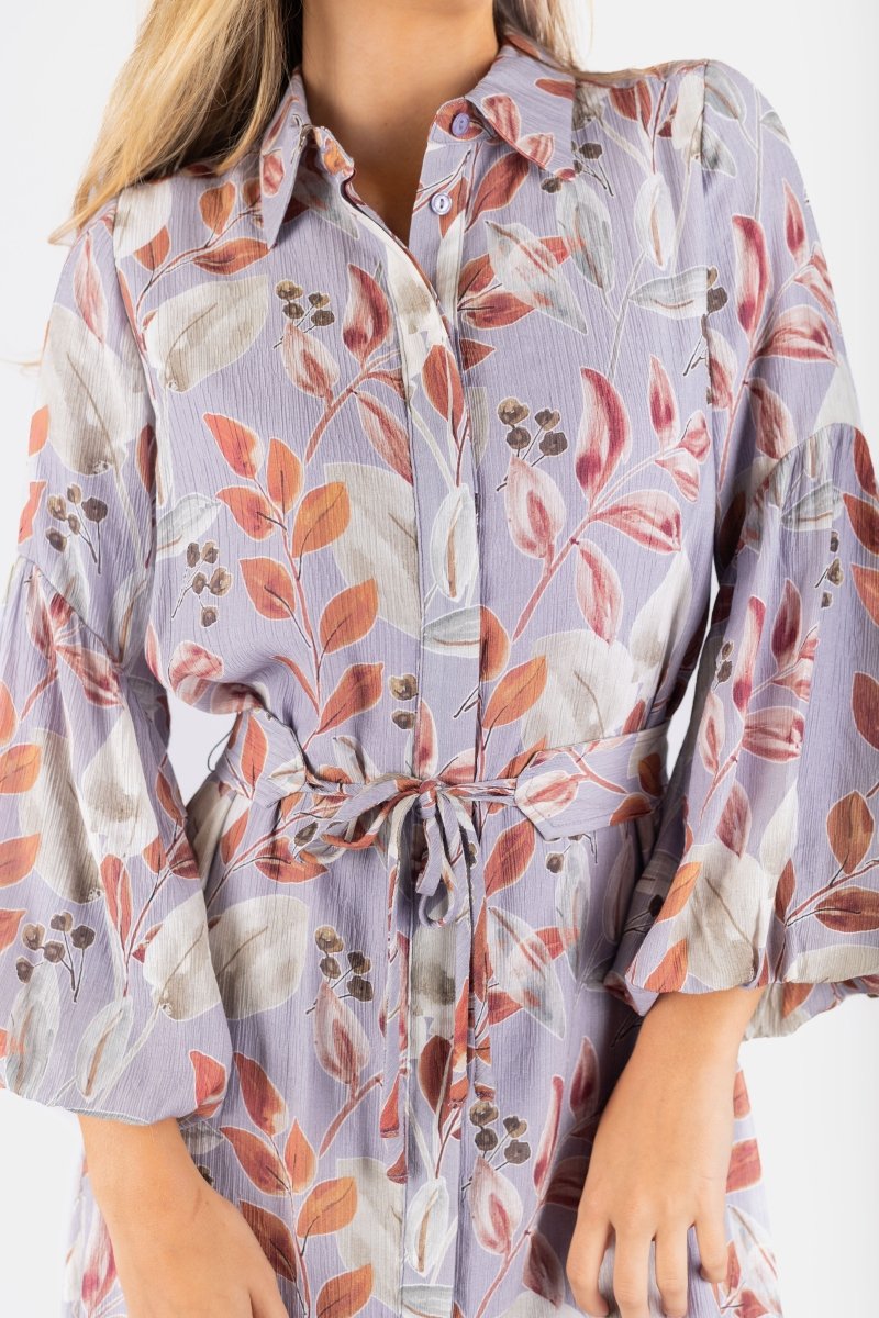 Alice Dress Long Sleeve 53&quot; (Light Purple) - Dress - Yakira Bella