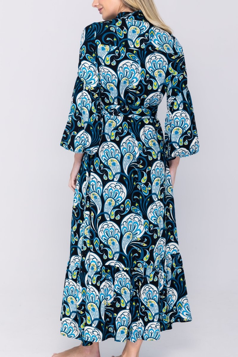 ALICE DRESS Long Sleeve (BLACK PATTERN) - Dress - Yakira Bella