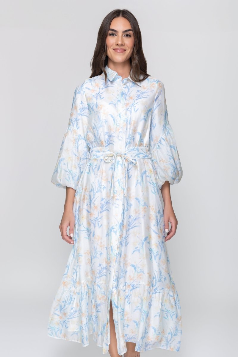 ALICE DRESS Long Sleeve (BLUE) - Dress - Yakira Bella