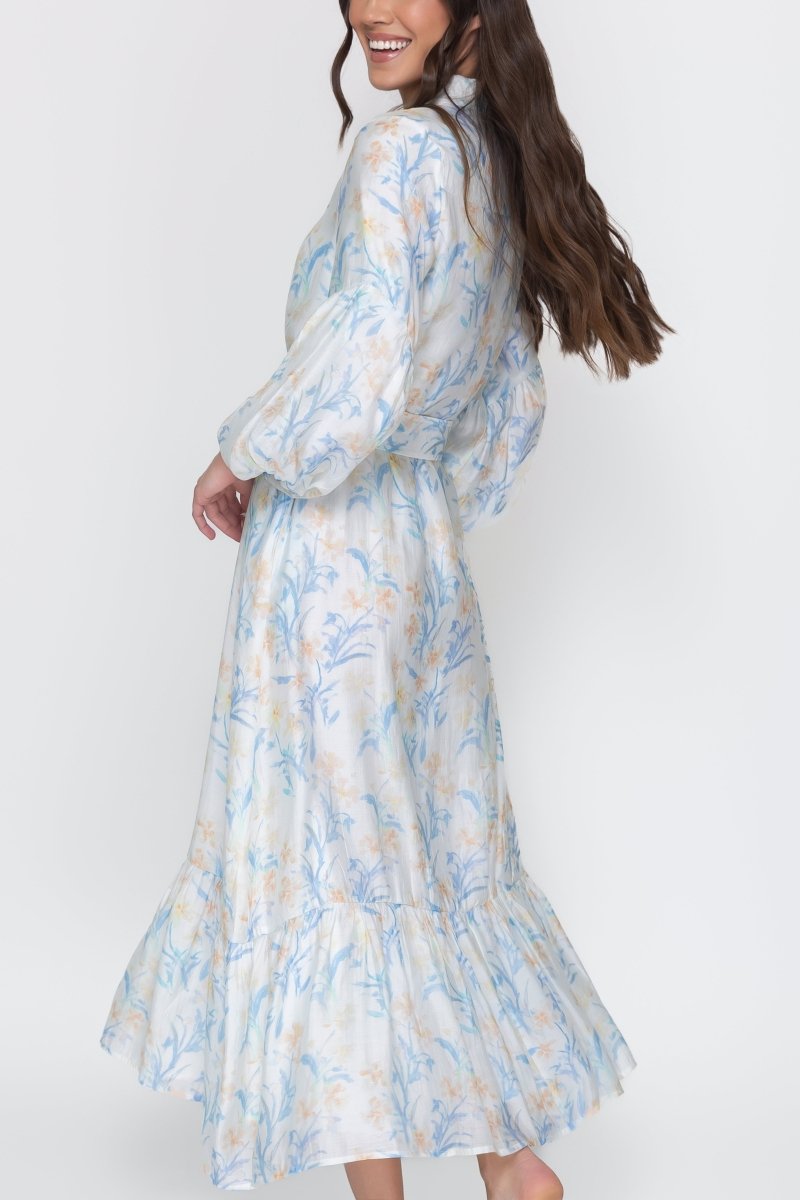 ALICE DRESS Long Sleeve (BLUE) - Dress - Yakira Bella