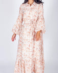 ALICE DRESS Long Sleeve (PINK FLOWER) - Dress - Yakira Bella