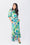 Alice Dress Short Sleeve (Green/Multi) - Dress - Yakira Bella