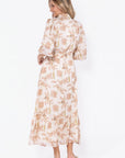 Alice Dress Short Sleeve (Ivory Khaki) - Dress - Yakira Bella