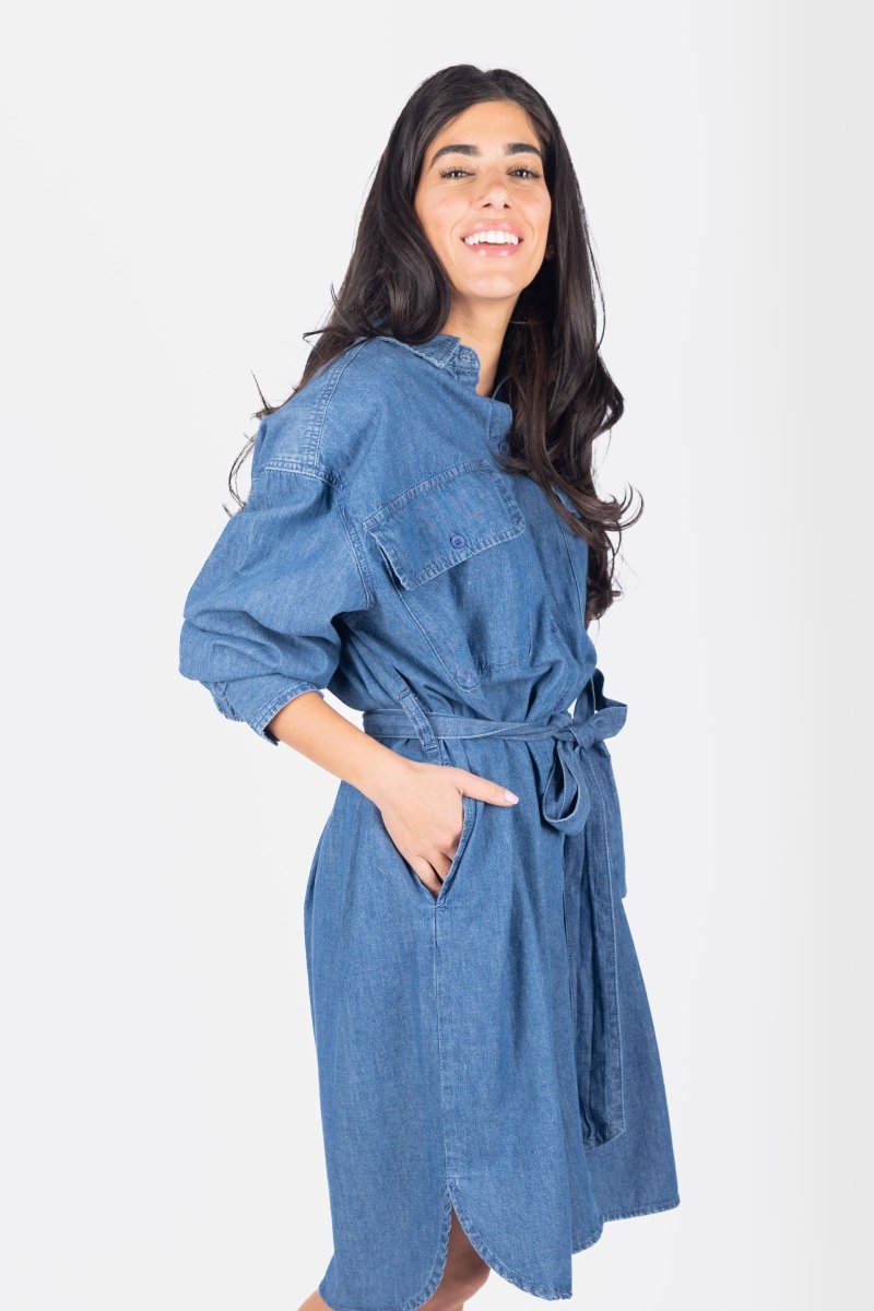 ALICIA DRESS (DENIM) - Dress - Yakira Bella