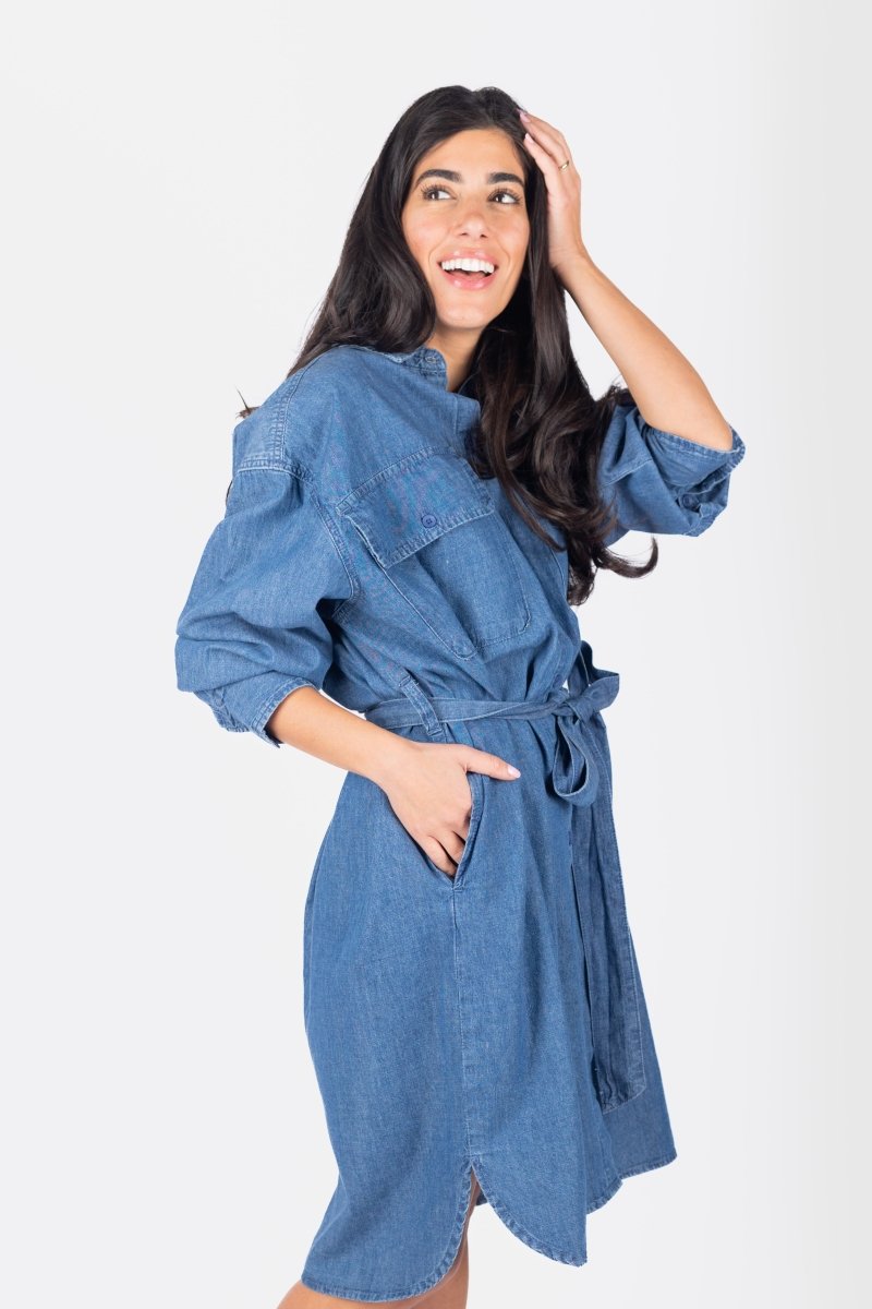 ALICIA DRESS (DENIM) - Dress - Yakira Bella