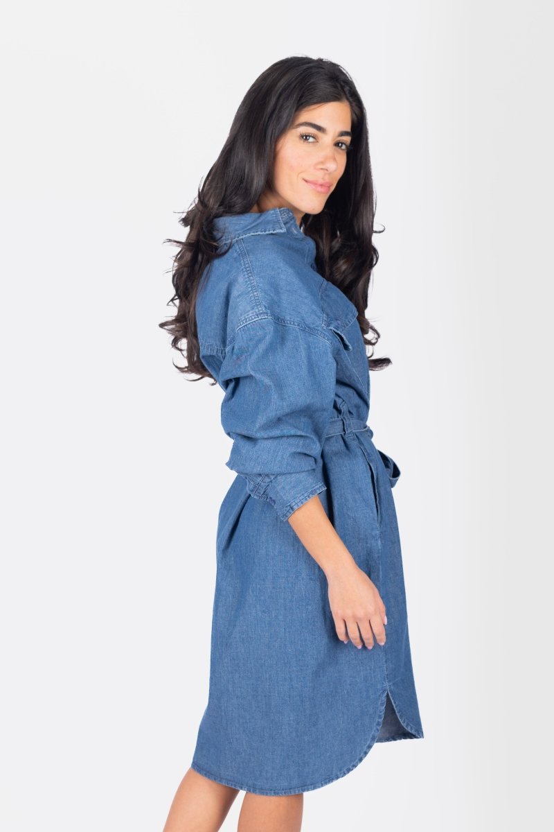 ALICIA DRESS (DENIM) - Dress - Yakira Bella