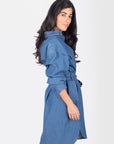 ALICIA DRESS (DENIM) - Dress - Yakira Bella