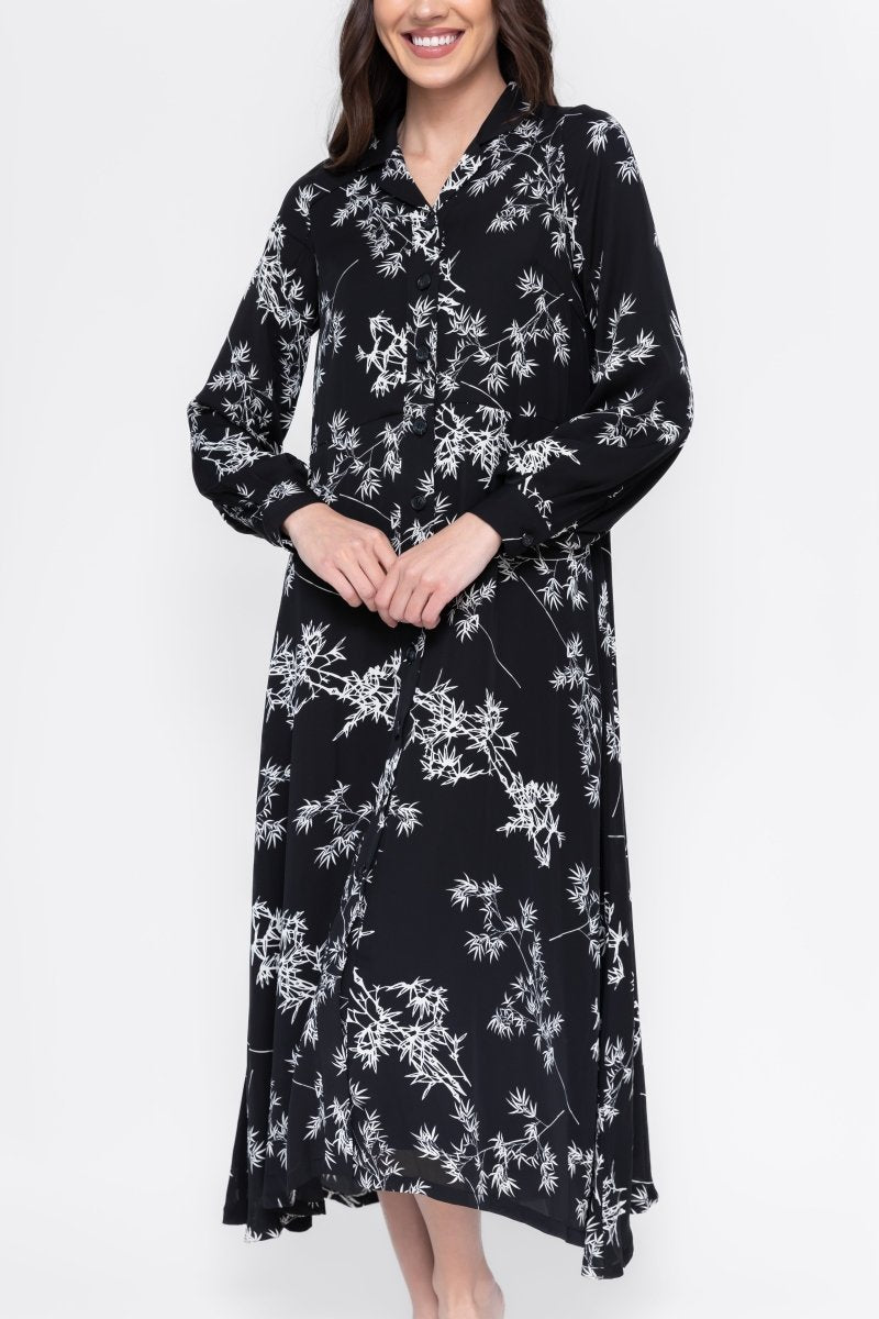 ALINA DRESS (BLACK) 49&quot; - Dress - Yakira Bella