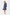 Allie Dress Long Sleeve 41" (Navy Pattern) - Dress - Yakira Bella