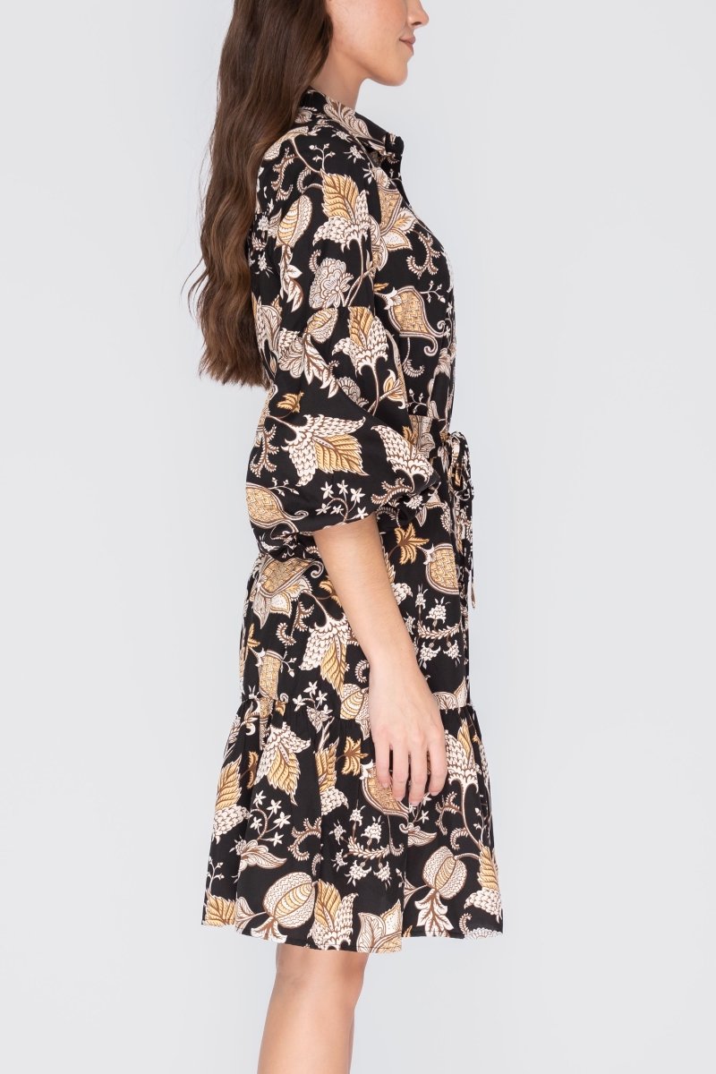 ALLIE DRESS Long Sleeve (BLACK) - Dress - Yakira Bella