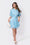 Allie Dress Short Sleeve 37" (Blue Green) - Dress - Yakira Bella