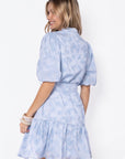 Allie Dress Short Sleeve 37" (Light Blue) - Dress - Yakira Bella
