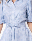 Allie Dress Short Sleeve 37" (Light Blue) - Dress - Yakira Bella
