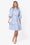 Allie Dress Short Sleeve 41" (Light Blue) - Dress - Yakira Bella