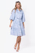 Allie Dress Short Sleeve 41" (Light Blue)