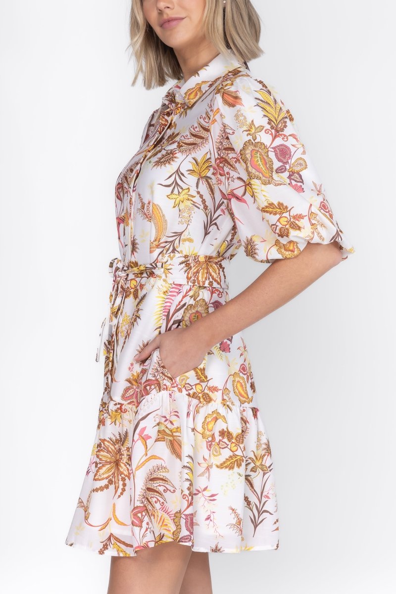 ALLIE DRESS Short Sleeve (MOCHA) 36" - Dress - Yakira Bella