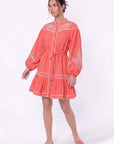 Allison Dress (Pink White) - Dress - Yakira Bella