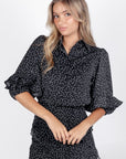 Alma Top (Black Polka Dot) - Top - Yakira Bella