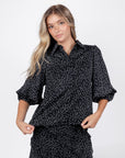 Alma Top (Black Polka Dot) - Top - Yakira Bella