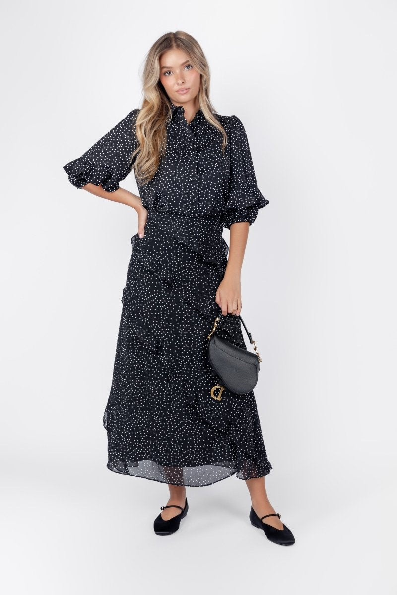 Alma Top (Black Polka Dot) - Top - Yakira Bella