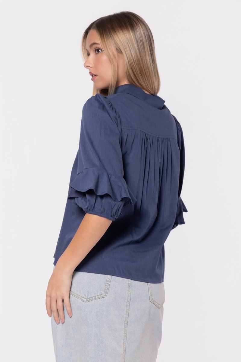 Alma Top (Dark Blue) - Top - Yakira Bella