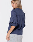 Alma Top (Dark Blue) - Top - Yakira Bella