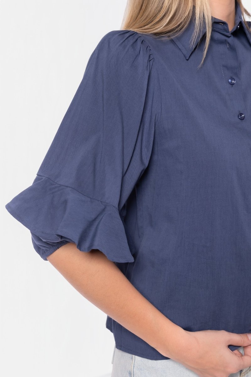Alma Top (Dark Blue) - Top - Yakira Bella