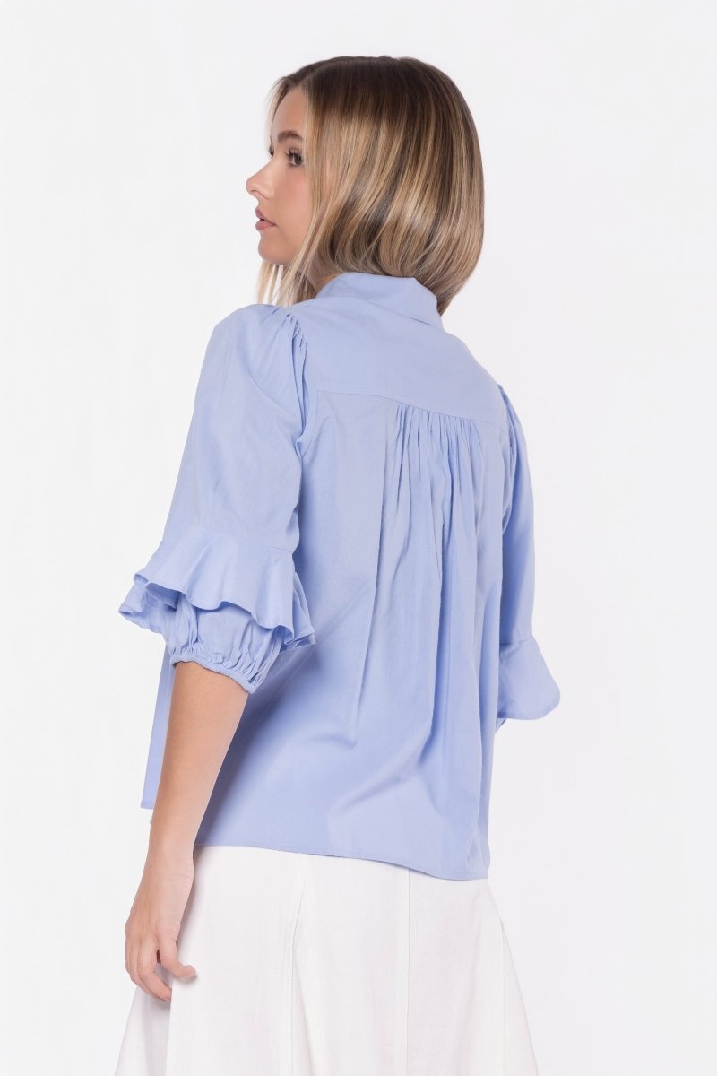 Alma Top (Light Blue) - Top - Yakira Bella