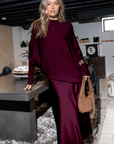 Alora Top ( Burgundy) - Top - Yakira Bella