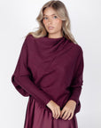 Alora Top ( Burgundy) - Top - Yakira Bella